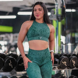 Crew Neck Sports Bra
