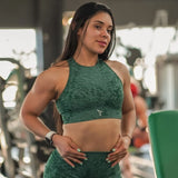 Crew Neck Sports Bra