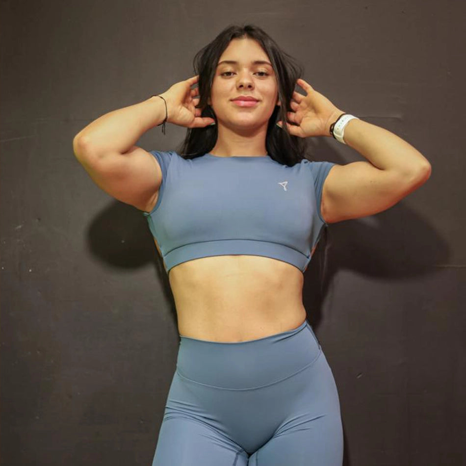 Open Back Cropped Top