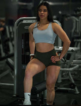 Zig Zag Strappy Sports Bra