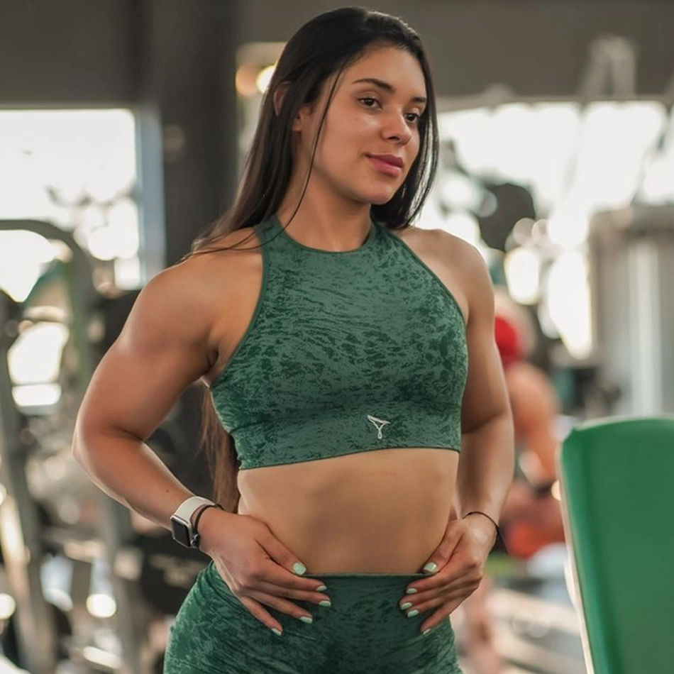 Crew Neck Sports Bra