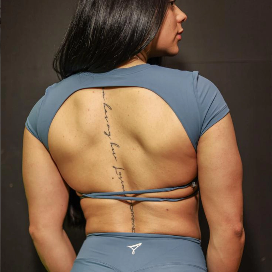 Open Back Cropped Top