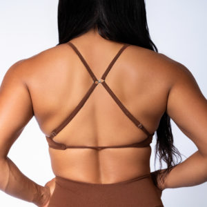 Adjustable Skinny Cross Strap Sports Bra